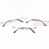 Cartier C Decor 18K GOLD Plated Titanium Rimless Eyeglasses CT0290 (1)1