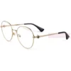 Cartier Logo Decor 18K GOLD Plated Full Frame Eyeglasses CT0449 (4)1