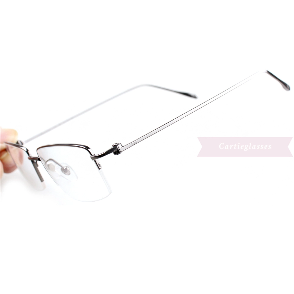 Cartier Real Gold Plating Metal Half Frame Eyeglasses CT0071 (15)1