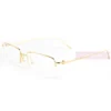 Cartier Real Gold Plating Metal Half Frame Eyeglasses CT0071 (4)1