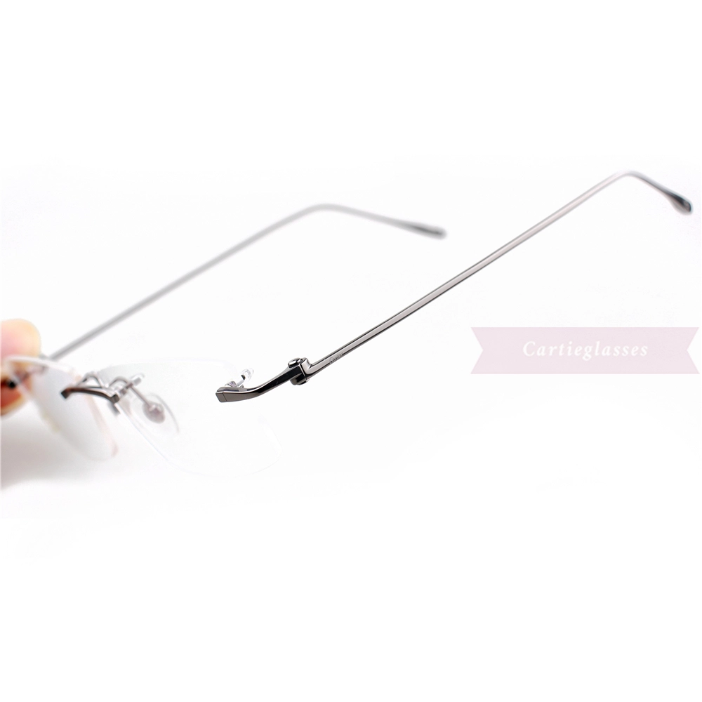 Cartier Real Gold Plating Metal Rimless Eyeglasses CT0070 (15)1