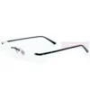 Cartier Real Gold Plating Titanium Santos De Rimless Eyeglasses CT0087 (24)1
