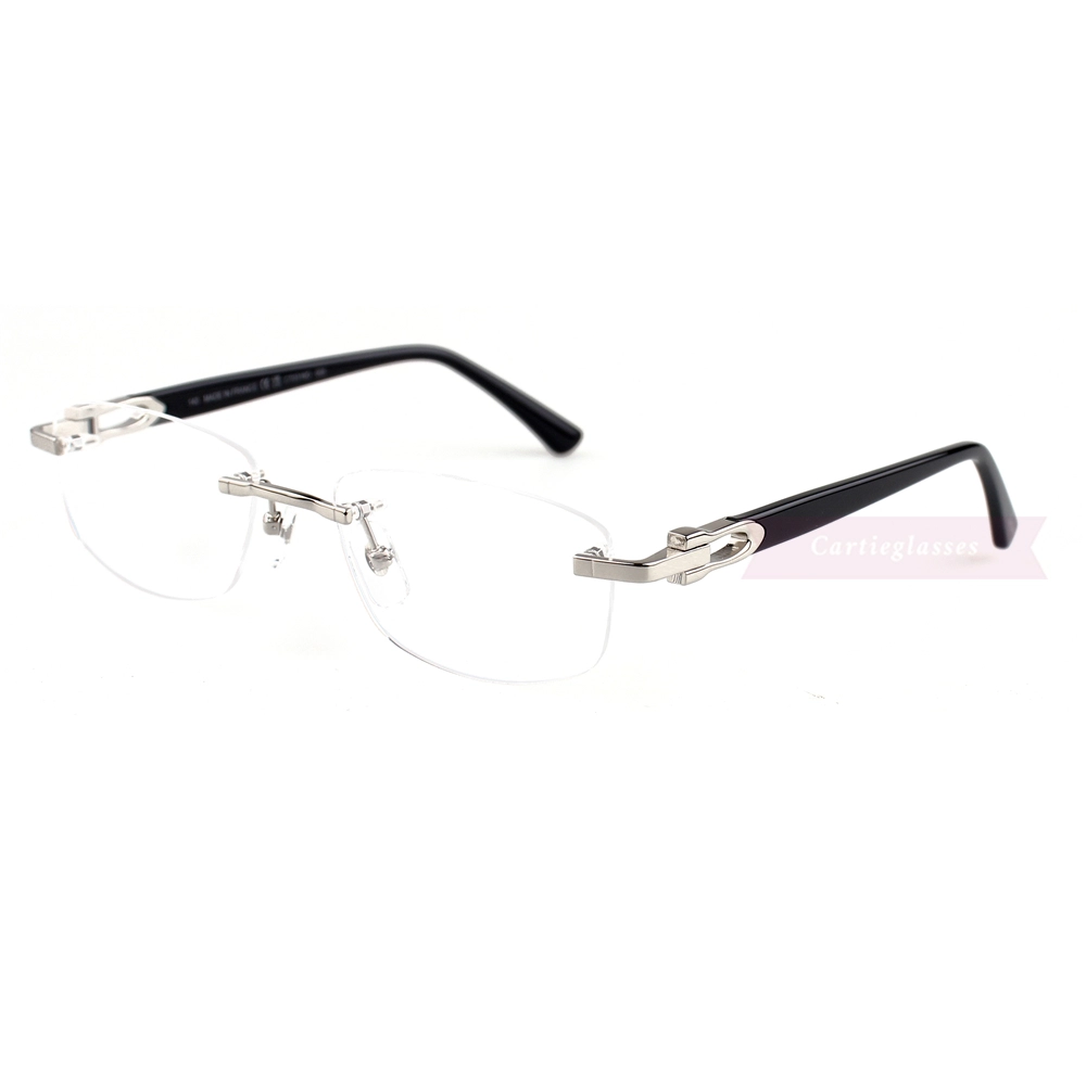 Cartier C Decor Acetate Titanium Rimless Eyeglasses CT0318 (10)