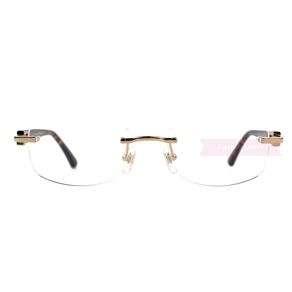 Cartier C Decor Acetate Titanium Rimless Eyeglasses CT0318 (3)