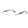 Cartier C Decor Acetate Titanium Rimless Eyeglasses CT0318 (4)
