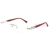 Cartier C Decor Acetate Titanium Rimless Eyeglasses CT0455 (12)