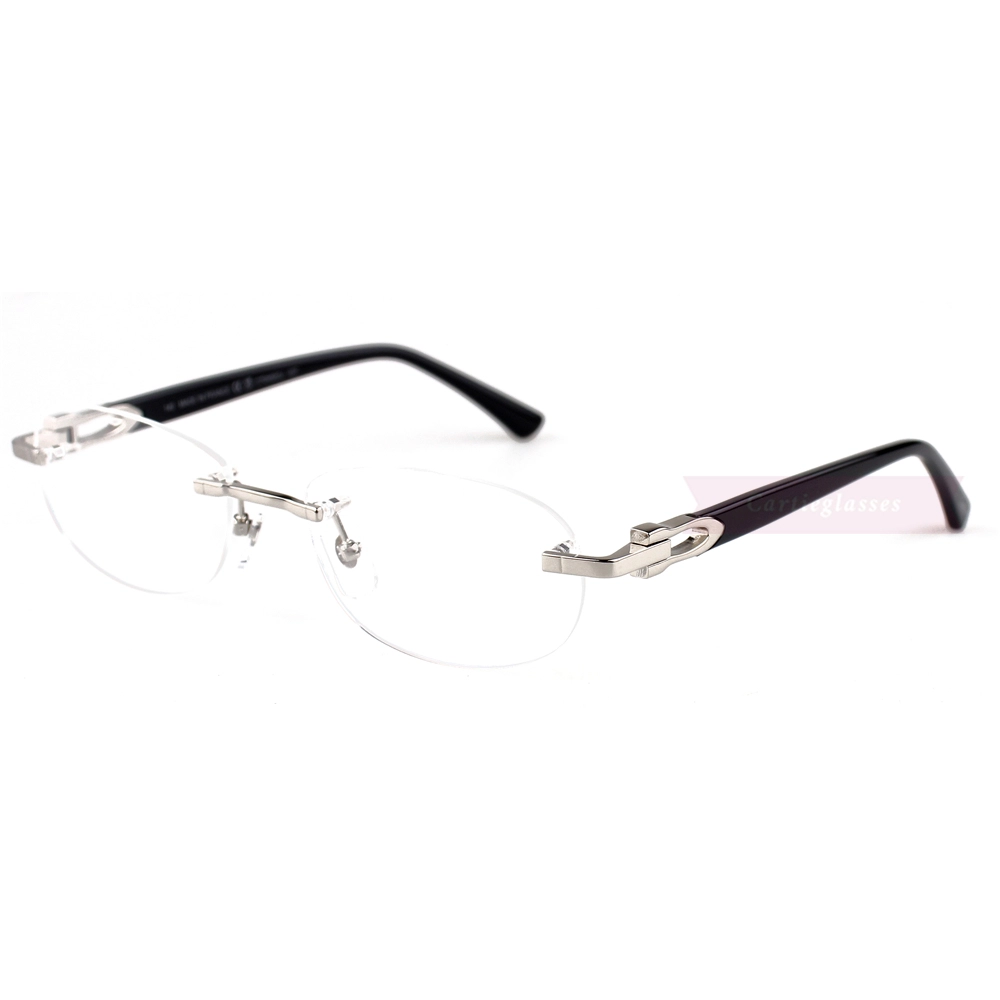 Cartier C Decor Acetate Titanium Rimless Eyeglasses CT0455 (13)