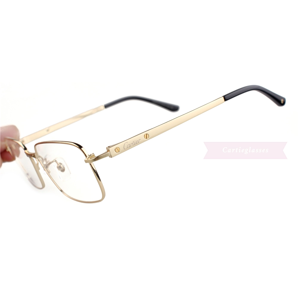 Cartier Santos De Titanium Acetate Full Frame Eyeglasses CT0555 (8)