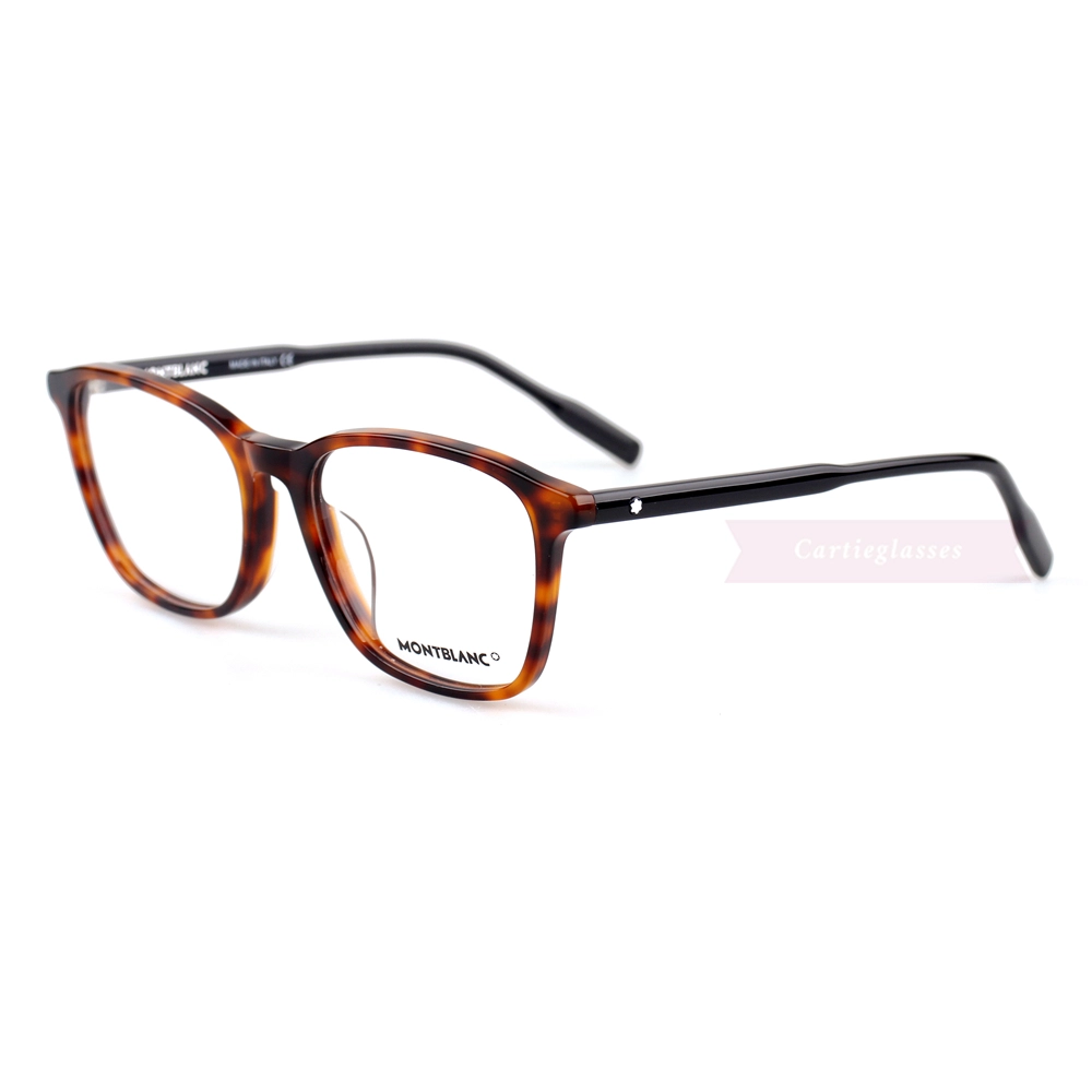 Montblanc Snowcap Emblem Acetate Full Frame Eyeglasses MB0085 (14)