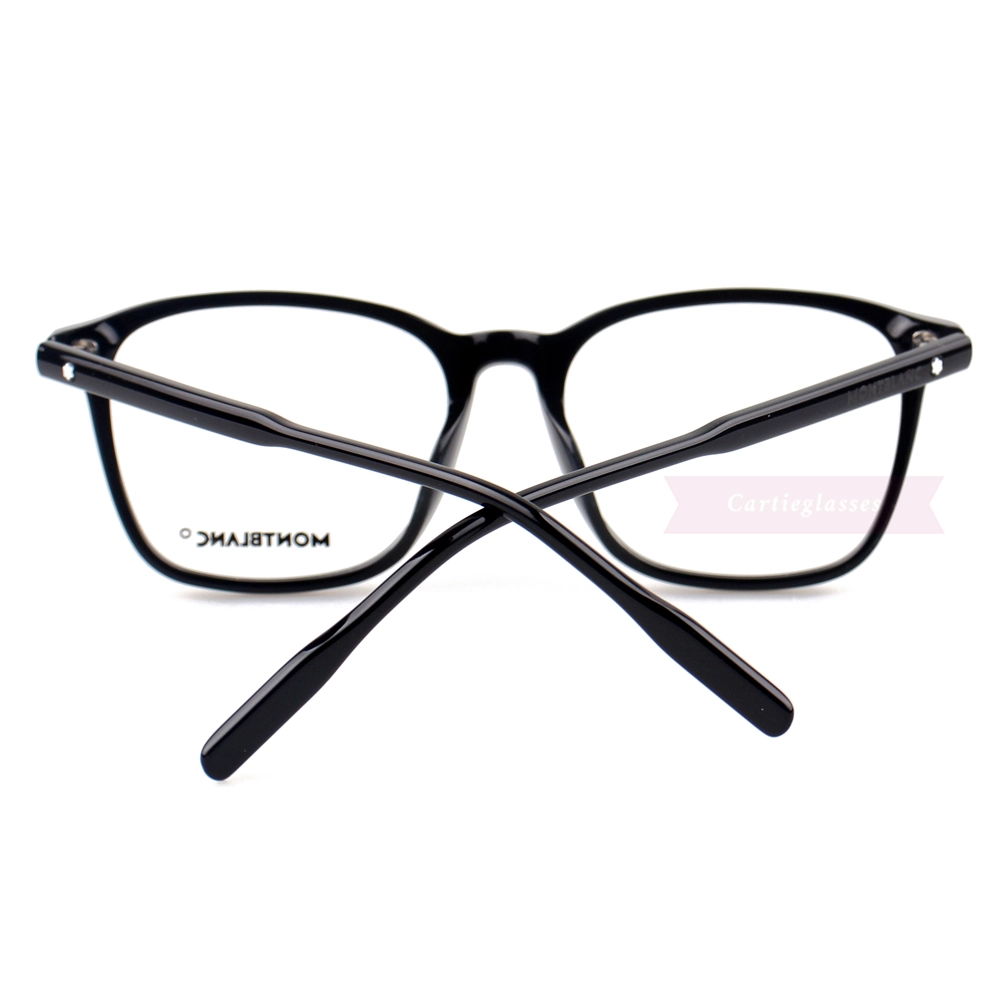 Montblanc Snowcap Emblem Acetate Full Frame Eyeglasses MB0085 (6)