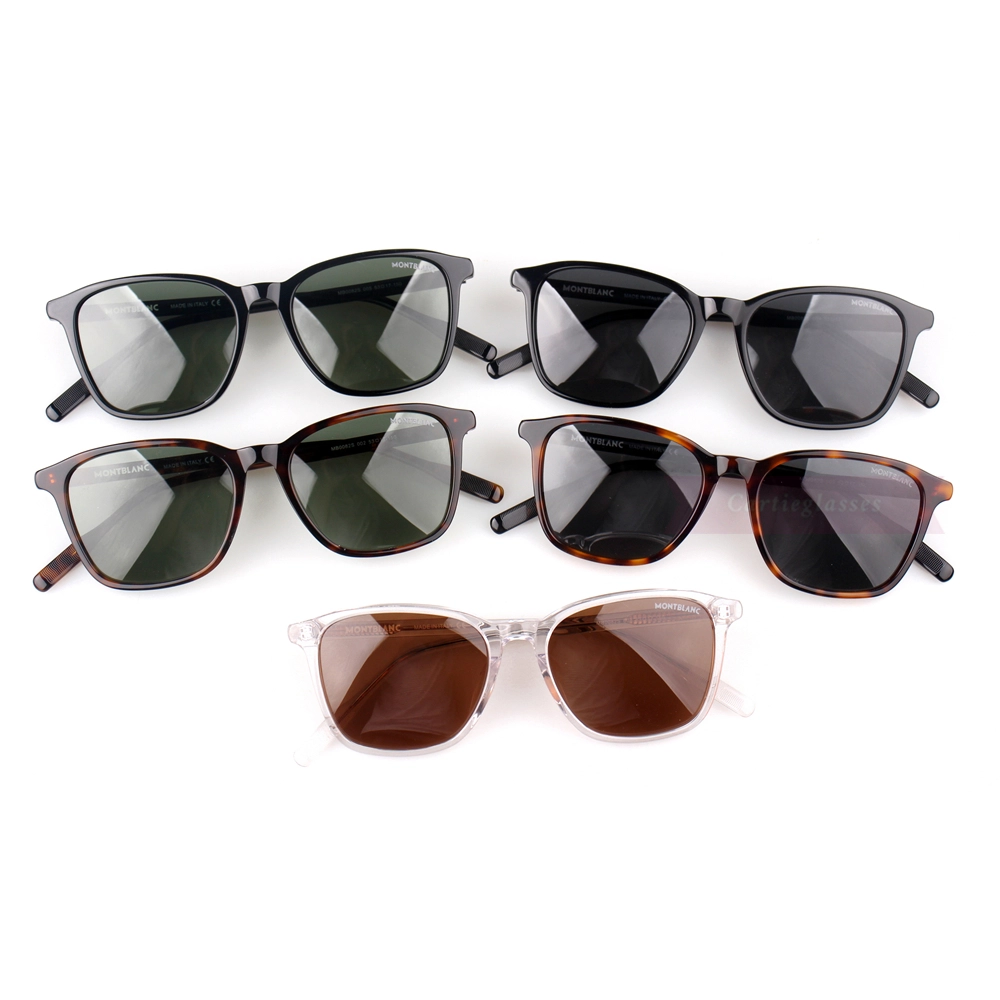Montblanc Snowcap Emblem Acetate Full Frame Sunglasses MB0082 (1)