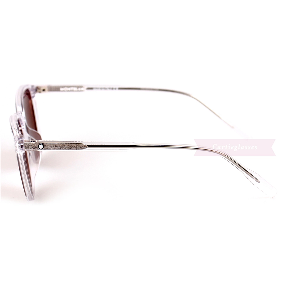 Montblanc Snowcap Emblem Acetate Full Frame Sunglasses MB0082 (18)