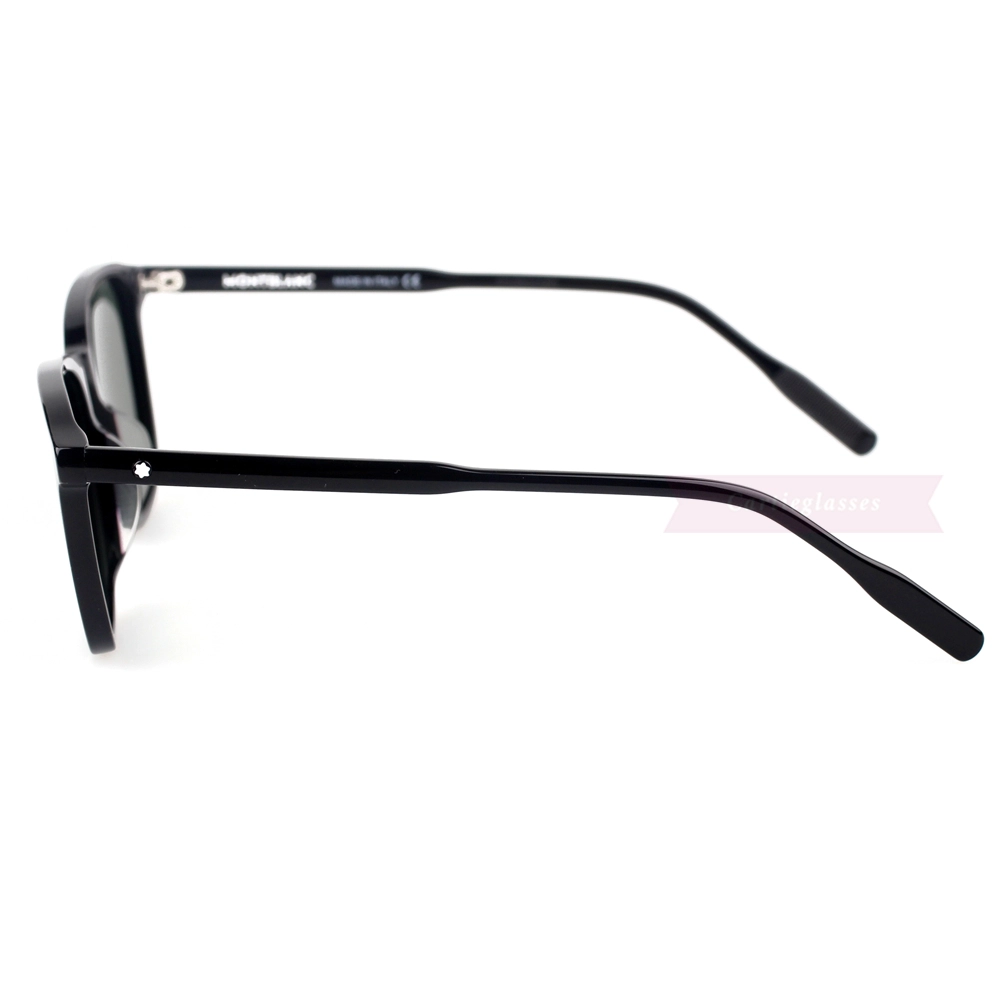 Montblanc Snowcap Emblem Acetate Full Frame Sunglasses MB0082 (4)