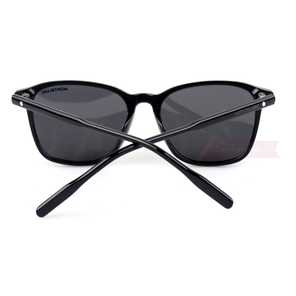 Montblanc Snowcap Emblem Acetate Full Frame Sunglasses MB0082 (9)