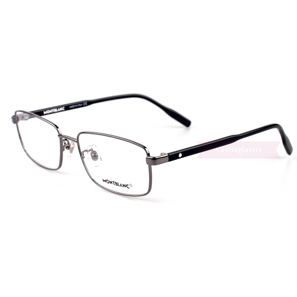 Montblanc Snowcap Emblem Acetate Metal Full Frame Eyeglasses MB0087 (14)