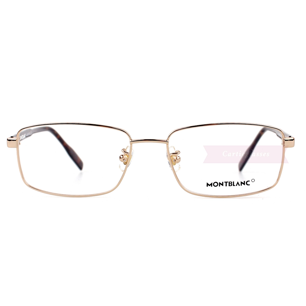 Montblanc Snowcap Emblem Acetate Metal Full Frame Eyeglasses MB0087 (3)
