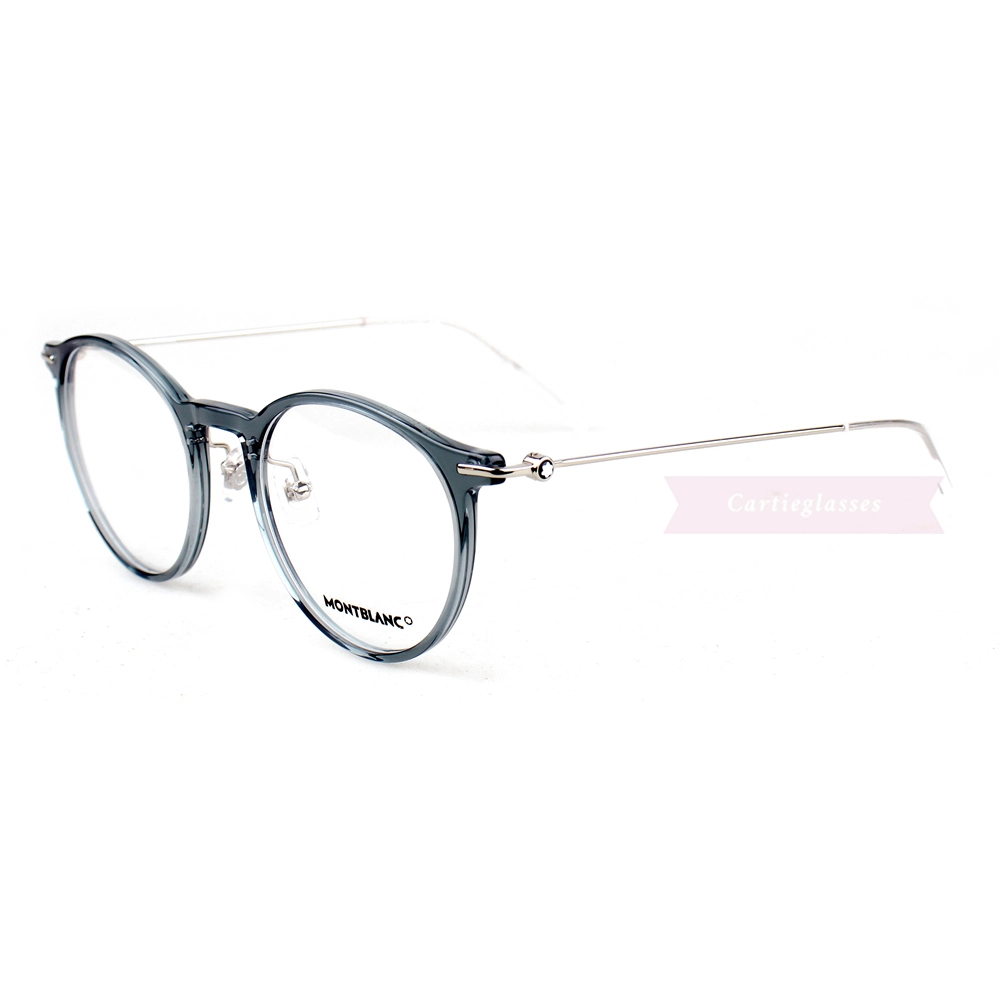Montblanc Snowcap Emblem Acetate Metal Full Frame Eyeglasses MB0099 (11)