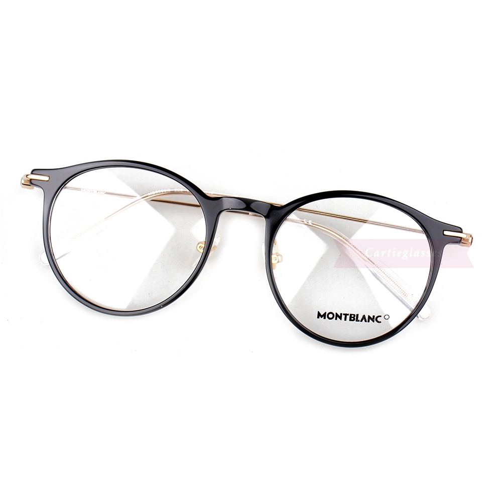 Montblanc Snowcap Emblem Acetate Metal Full Frame Eyeglasses MB0099 (3)