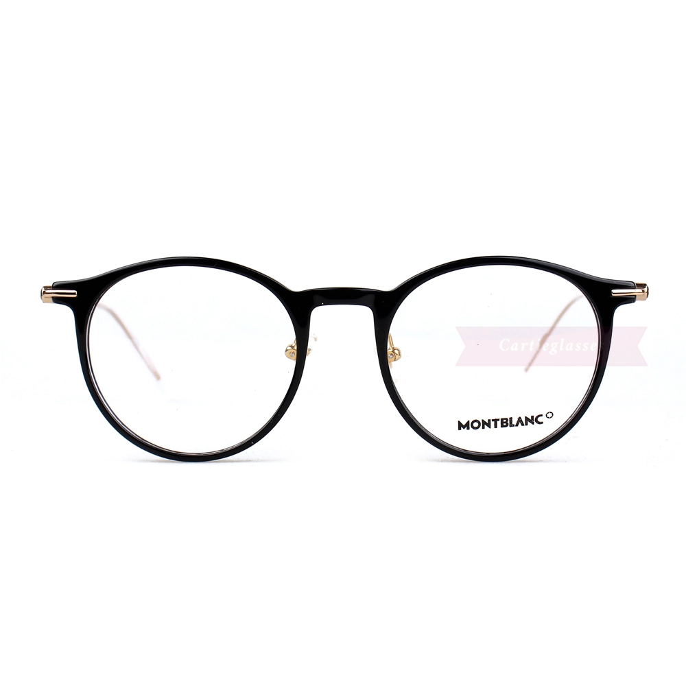 Montblanc Snowcap Emblem Acetate Metal Full Frame Eyeglasses MB0099 (4)