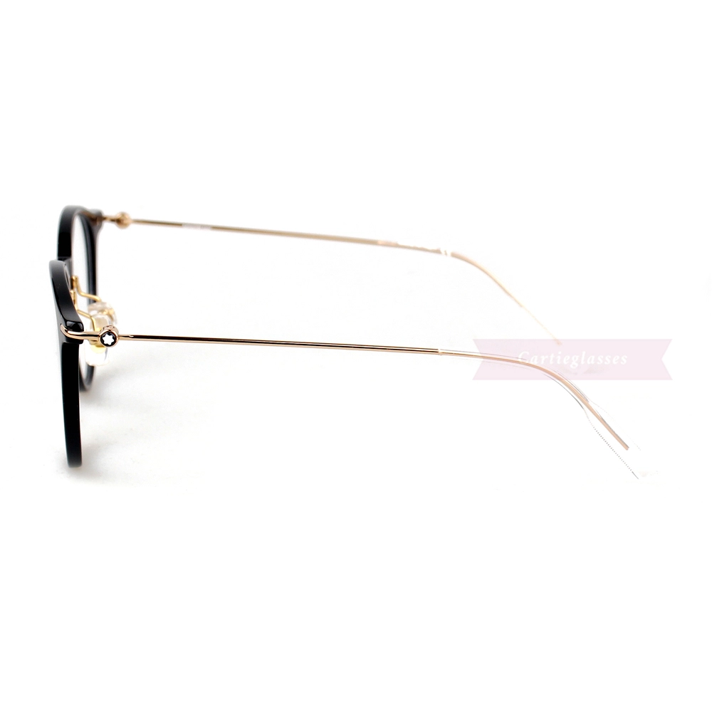 Montblanc Snowcap Emblem Acetate Metal Full Frame Eyeglasses MB0099 (6)