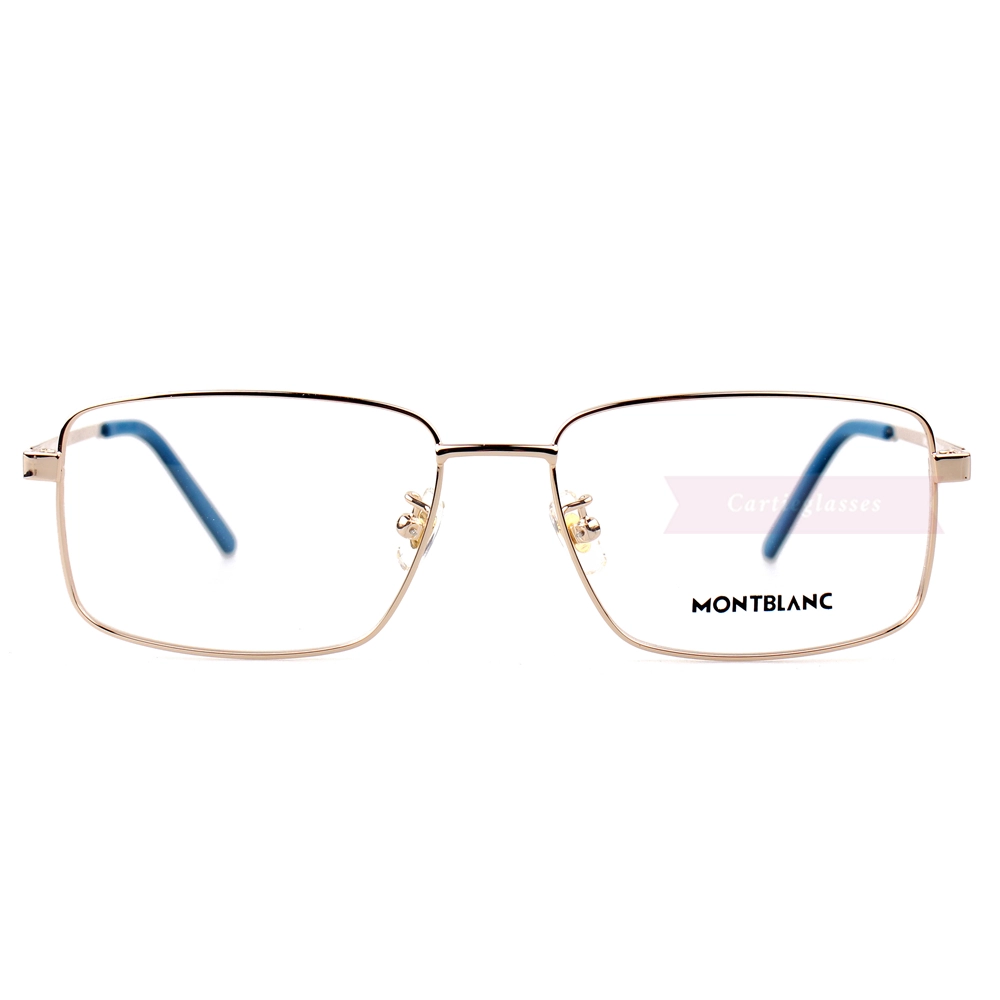 Montblanc Snowcap Emblem Acetate Metal Full Frame Eyeglasses MB0108 (2)