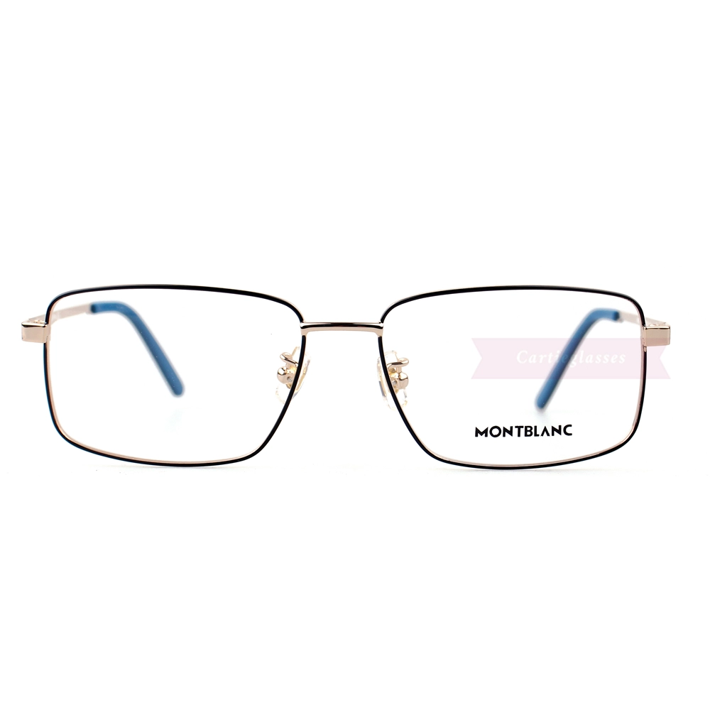 Montblanc Snowcap Emblem Acetate Metal Full Frame Eyeglasses MB0108 (5)