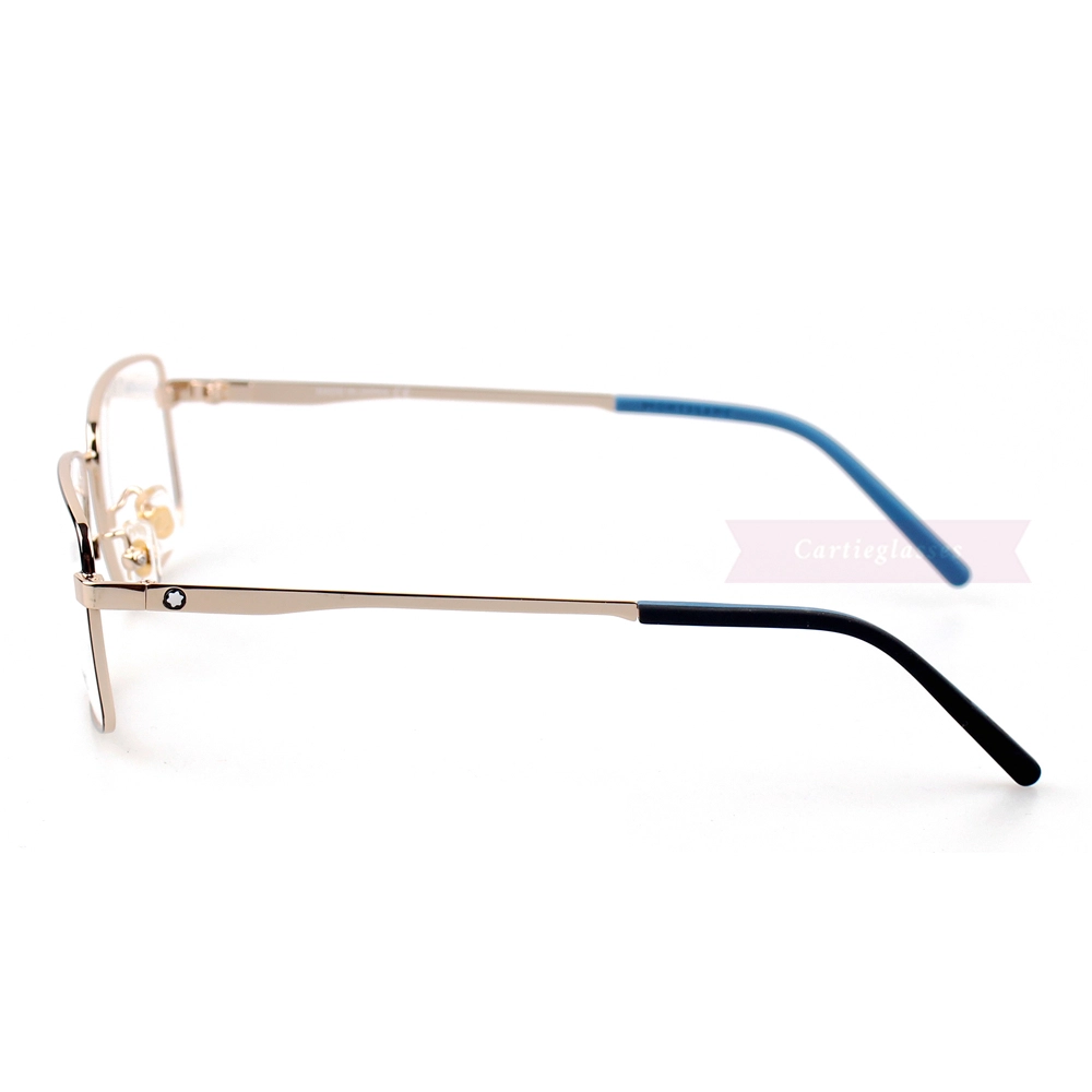 Montblanc Snowcap Emblem Acetate Metal Full Frame Eyeglasses MB0108 (7)