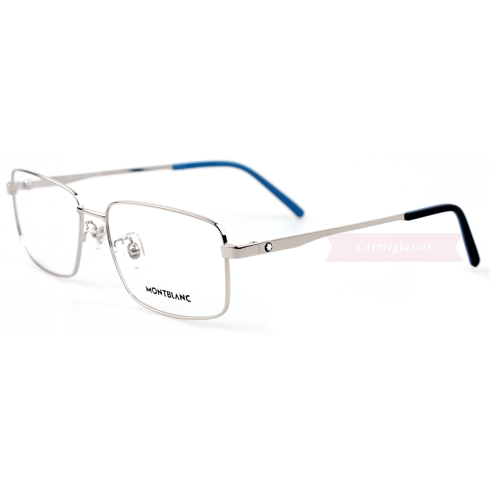 Montblanc Snowcap Emblem Acetate Metal Full Frame Eyeglasses MB0108 (9)