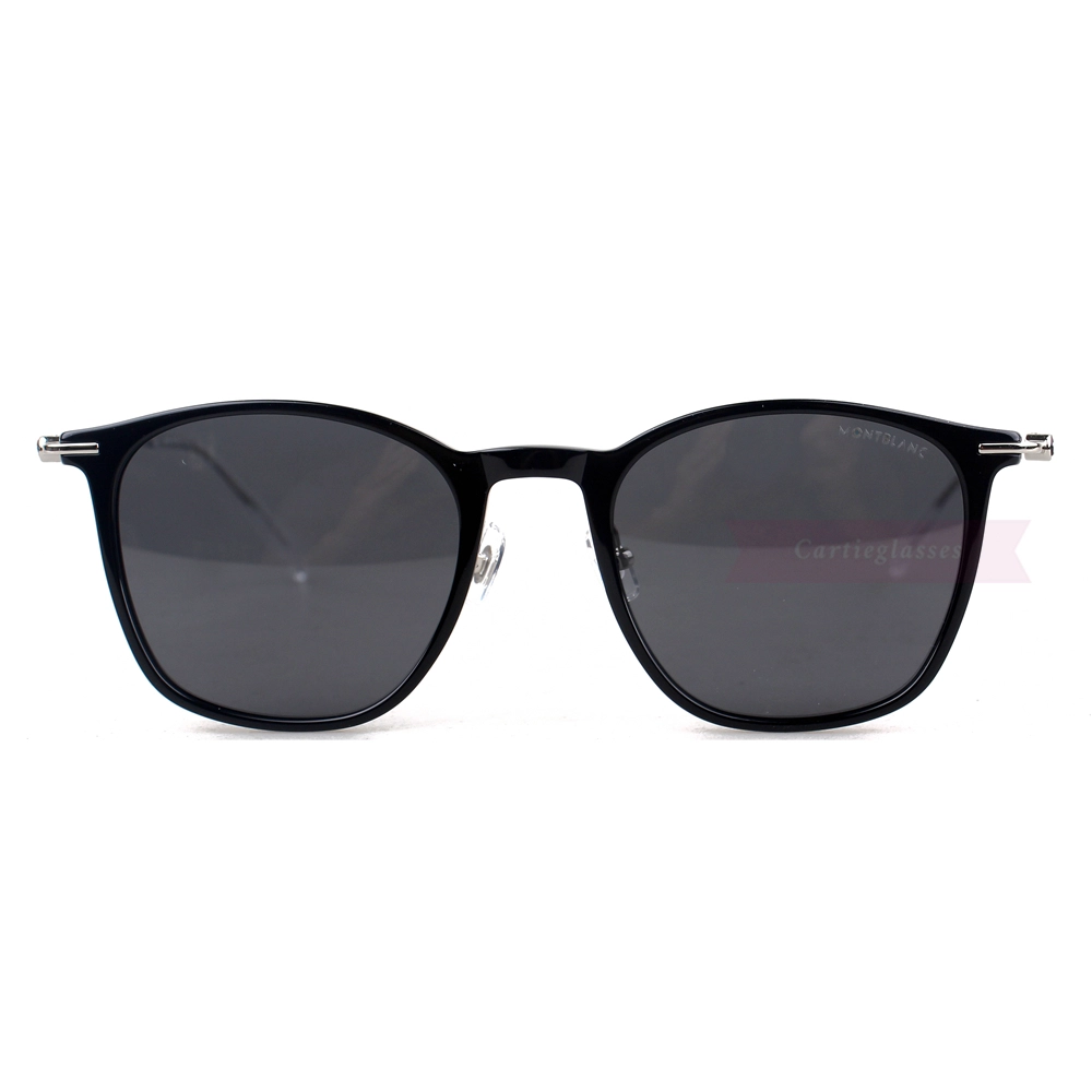 Montblanc Snowcap Emblem Acetate Metal Full Frame Sunglasses MB0098S (2)