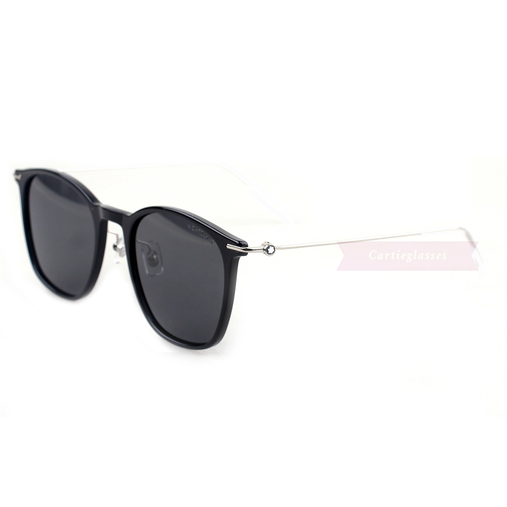 Montblanc Snowcap Emblem Acetate Metal Full Frame Sunglasses MB0098S (3)