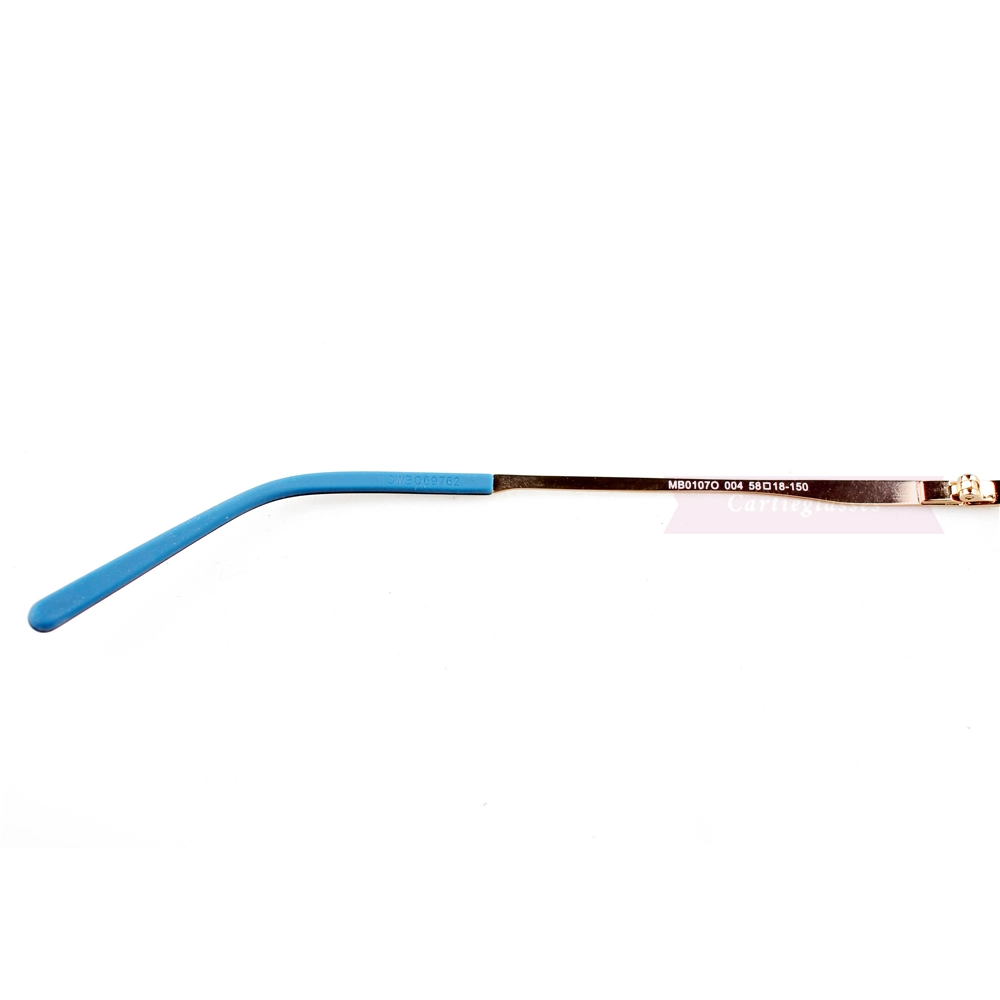 Montblanc Snowcap Emblem Acetate Metal Half Frame Eyeglasses MB0107 (9)