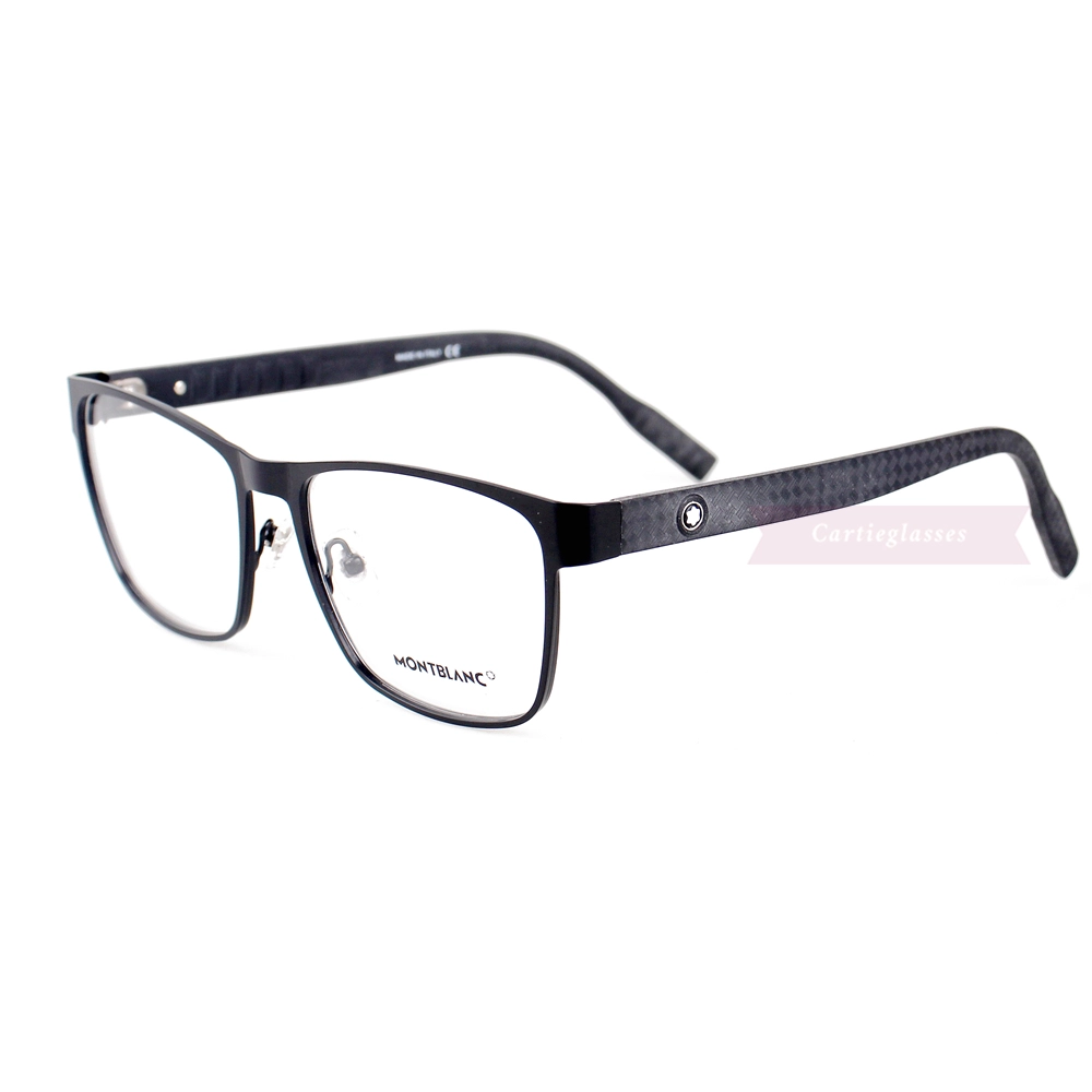 Montblanc Snowcap Emblem Metal Acetate Full Frame Eyeglasses MB0067 (16)