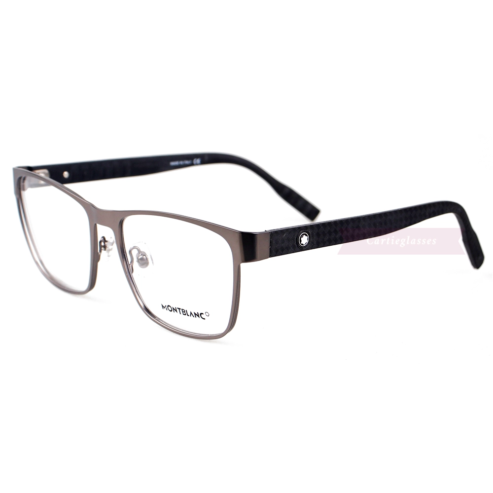 Montblanc Snowcap Emblem Metal Acetate Full Frame Eyeglasses MB0067 (19)