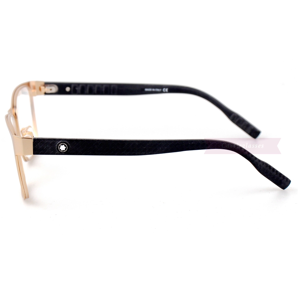 Montblanc Snowcap Emblem Metal Acetate Full Frame Eyeglasses MB0067 (4)