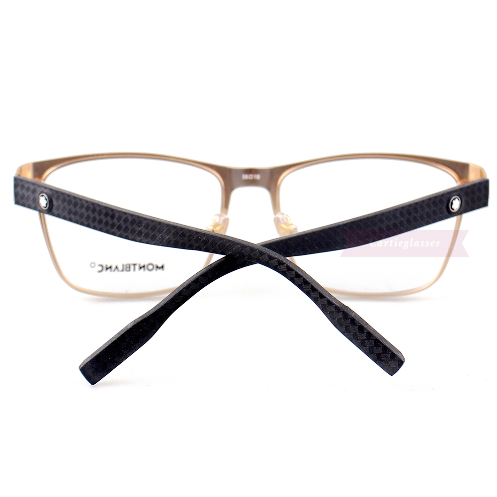 Montblanc Snowcap Emblem Metal Acetate Full Frame Eyeglasses MB0067 (5)