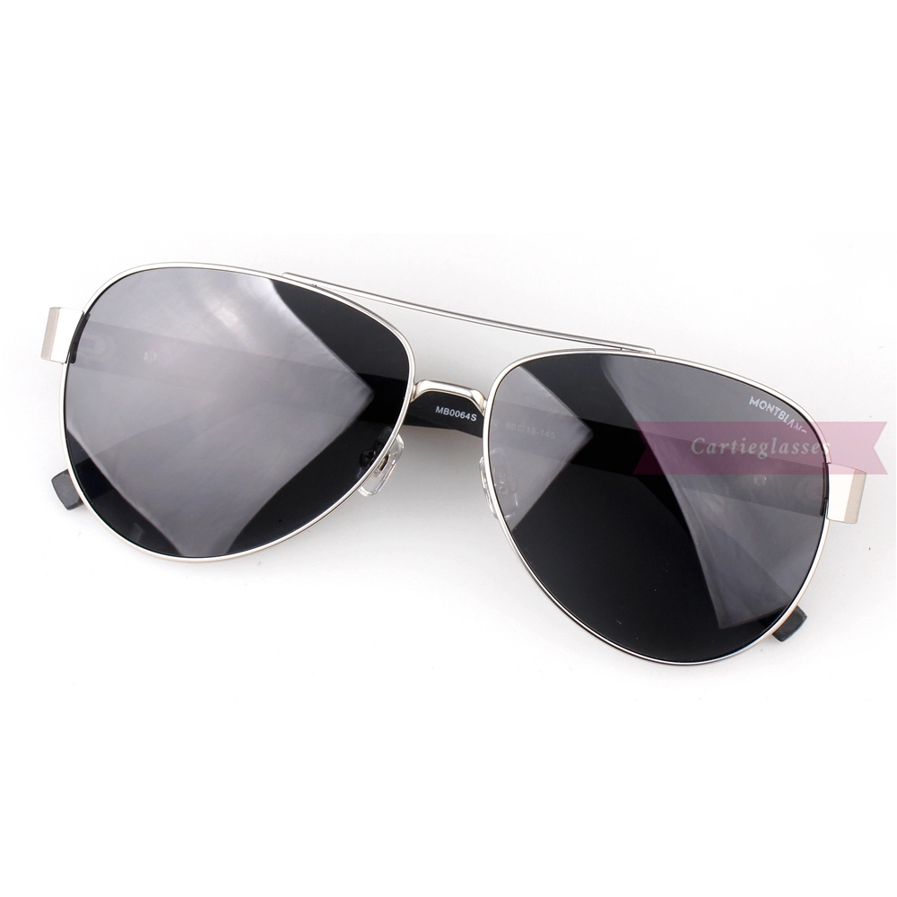 Montblanc Snowcap Emblem Metal Acetate Full Frame Sunglasses MB0064 (13)