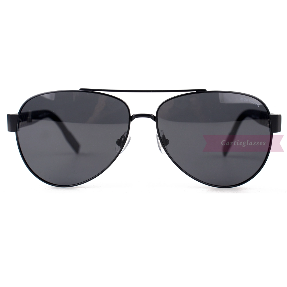 Montblanc Snowcap Emblem Metal Acetate Full Frame Sunglasses MB0064 (18)