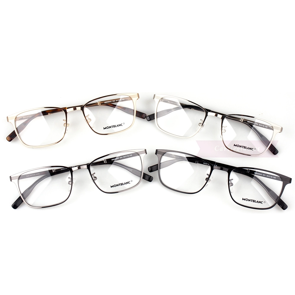 Montblanc Snowcap Emblem Metal Full Frame Eyeglasses MB0094 (1)
