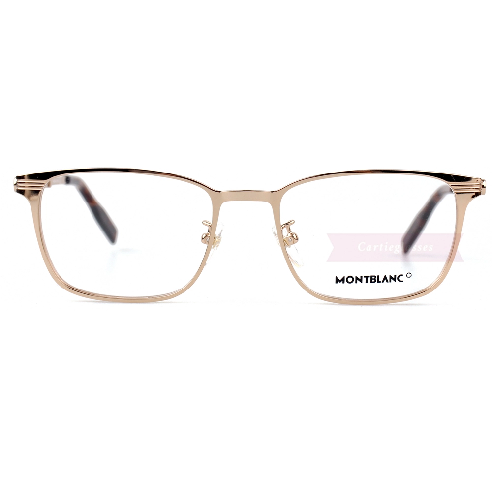 Montblanc Snowcap Emblem Metal Full Frame Eyeglasses MB0094 (2)