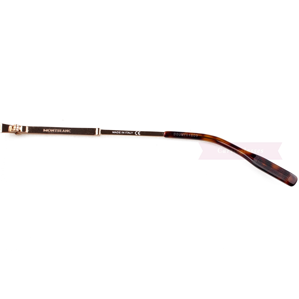 Montblanc Snowcap Emblem Metal Full Frame Eyeglasses MB0094 (7)