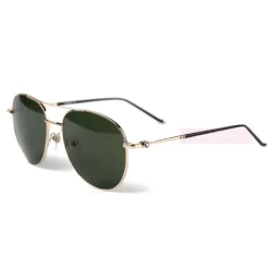 Montblanc Snowcap Emblem Metal Full Frame Sunglasses MB0128 (4)