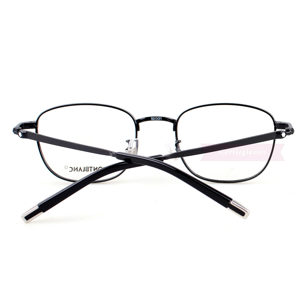 Montblanc Snowcap Emblem Titanium Full Frame Eyeglasses MB0134 (13)