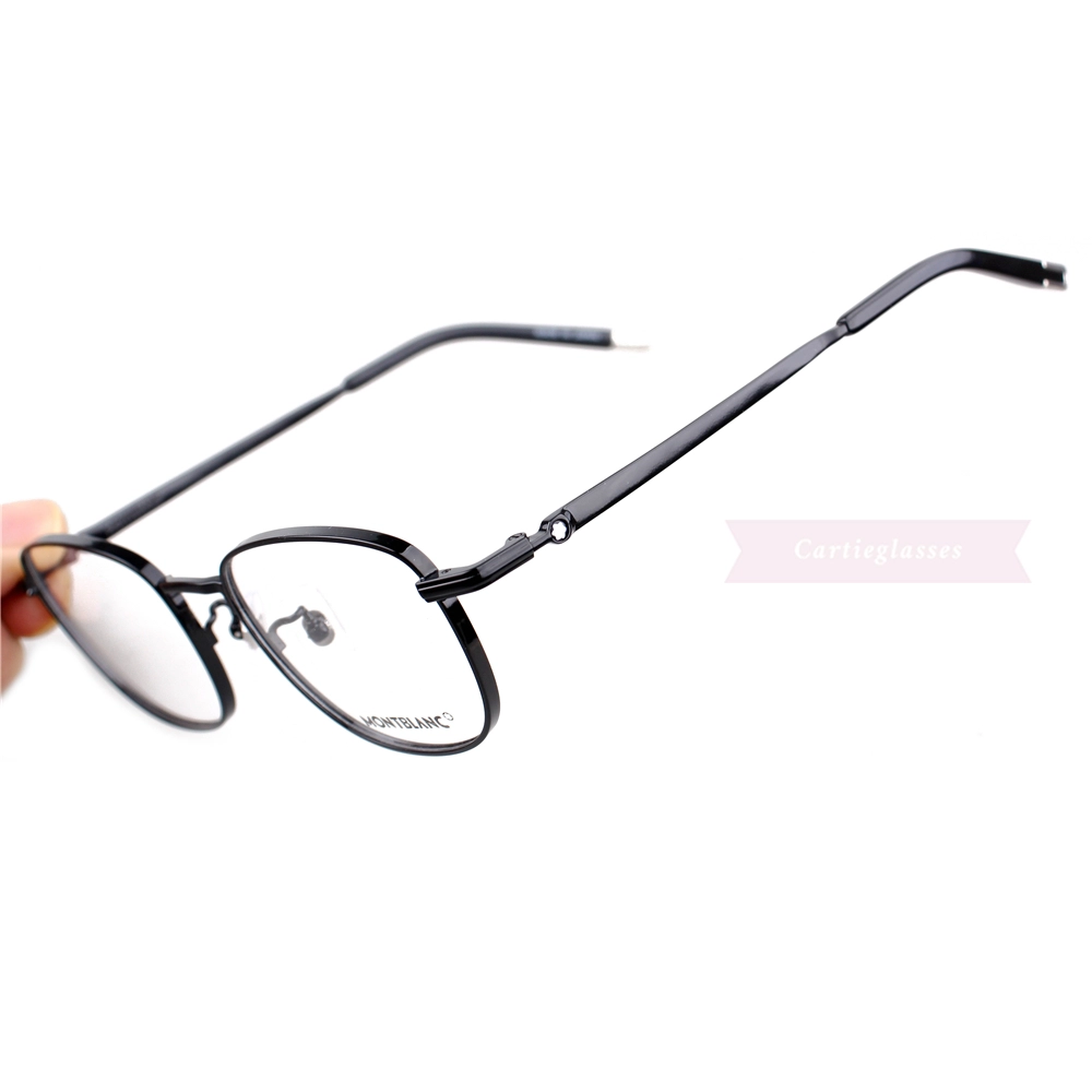 Montblanc Snowcap Emblem Titanium Full Frame Eyeglasses MB0134 (14)