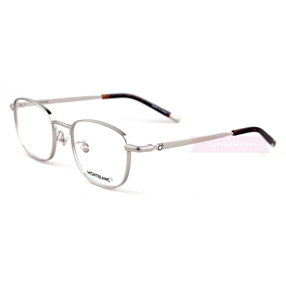 Montblanc Snowcap Emblem Titanium Full Frame Eyeglasses MB0134 (5)