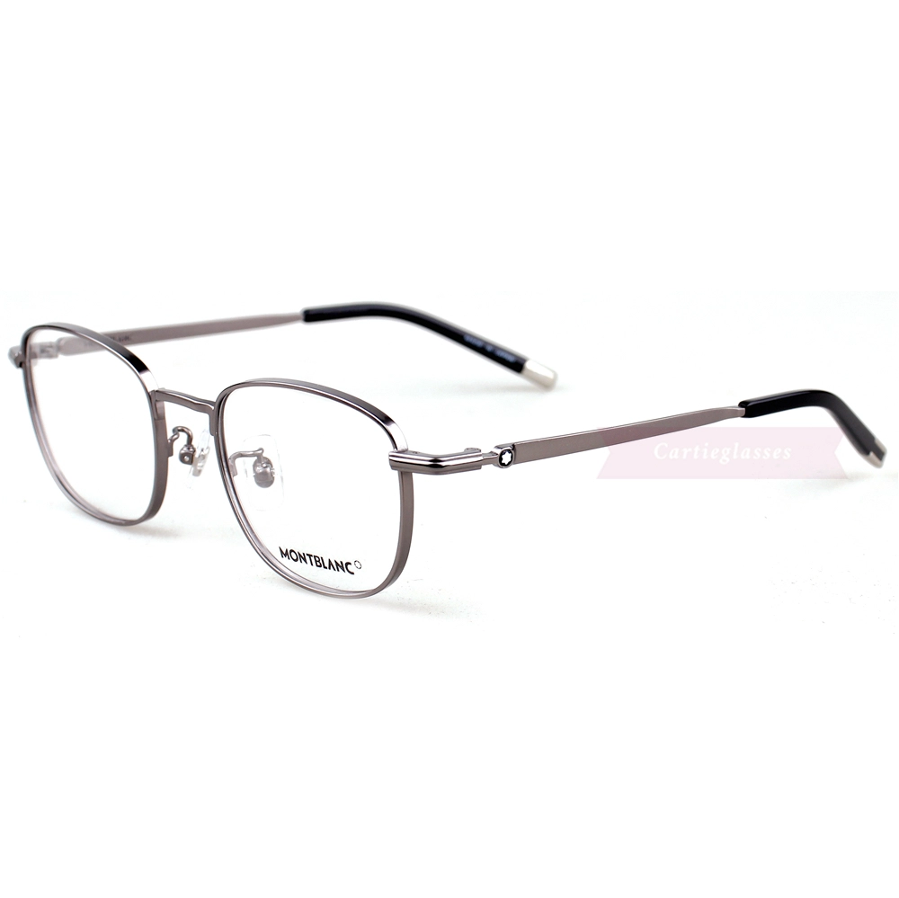 Montblanc Snowcap Emblem Titanium Full Frame Eyeglasses MB0134 (8)