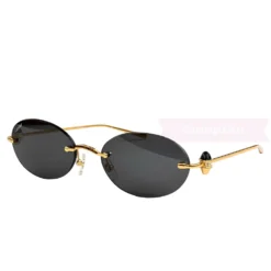 Cartier Classic C de motif Rimless Sunglasses CT0650S
