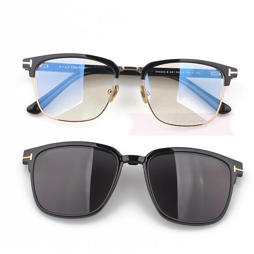 Tom Ford Acetate Metal Icon Collection Full Frame Eyeglasses TF5683 (1)