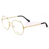 Tom Ford Metal Full Frame Octagon Eyeglasses TF5939 (4)