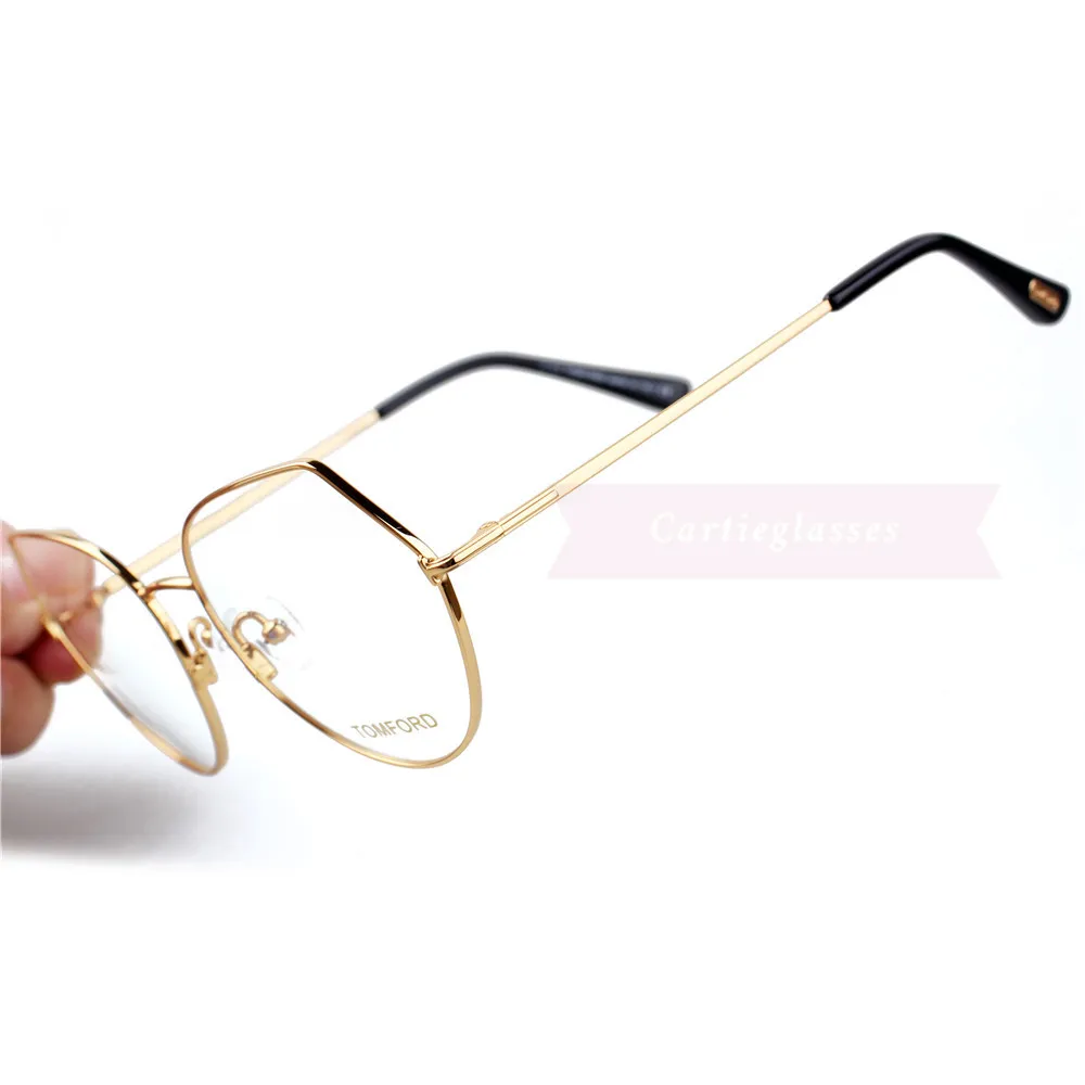Tom Ford Metal Full Frame Rectangle Eyeglasses TF5941 (7)
