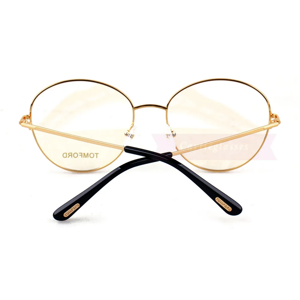 Tom Ford Metal Full Frame Round Eyeglasses TF5938 (6)